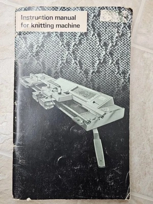 Manual de instrucciones para máquina de tejer Brother KH-800 Foto 1 de 4