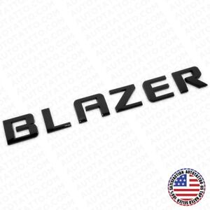 19-23 Chevrolet Blazer Rear Liftgate Gloss Black Letter Nameplate Badge Emblem