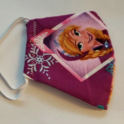 Mascarilla facial hecha a mano lavable y reutilizable con bolsillo de filtro Foto 1 de 2