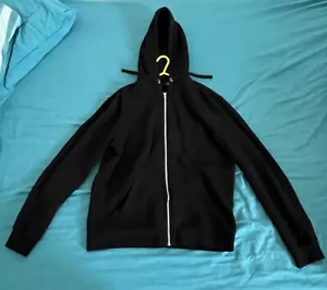 H&M Men’s Zipped Up Black Hoodie - Picture 1 of 2