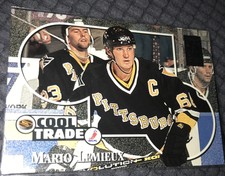 1995-96 Donruss Elite Mario Lemieux Cool Trade #4 Pittsburgh Penguins