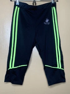 Beverly Hills Polo Club ragazzo taglia small pantaloncino biker verde nero lunghezza ginocchio - Foto 1 di 22