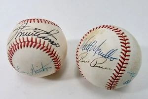 CHICAGO WHITE SOX LOT OF 2 AUTOGRAPHED BALLS - 6 PLAYERS MINOSO, MELTON, PIERCE+ - Picture 1 of 15