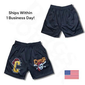 Crisp Pittsburgh Pirates Basketball Shorts Men's XL Black Mesh MLB Pockets - Picture 1 of 7
