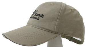 Parker Ranch Kamuela Hawaii Tan All Cotton Adjustable Strap Back Hat Cap - Picture 1 of 8