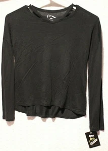 Youth Girl's Size Medium (7/8) art class Long-Sleeve EBONY BLACK COLOR Knit Top - Picture 1 of 12