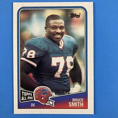 Bruce Smith 1988 Topps Card #227 NFL Buffalo Bills - Image 1 of 2