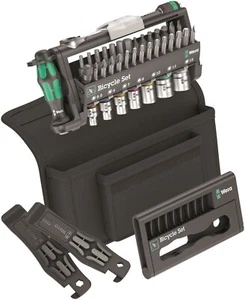 Wera Bicycle Set 3 Zyklop Mini Ratchet Bit Set 1/4" Drive Metric 05004172001 - Picture 1 of 12