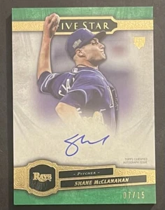 2021 TOPPS FIVE STAR SHANE MCCLANAHAN @ 7/15 @ AUTO AUTOGRAPH ROOKIE RC #FSA-SM - Picture 1 of 2