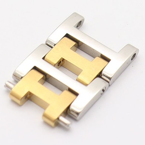 HERMÈS HERMES Originale 2 Link Orologio Uomo Cinturino Bracciale Ricambi Combo Colore 14mm
