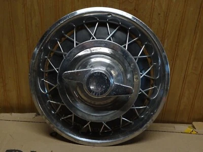 ONE 1965-1966 14" Ford Mustang Mercury Comet Radios de Alambre Cubiertas de Rueda 65 Foto 1 de 4