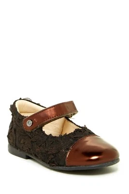 Naturino Toddler Girls Size Euro 20 Us 4 Mary Jane Bronze Brown Dress Shoe - Image 1 of 2
