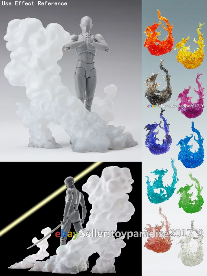 Tamashii Effect Smoke Or Burning Flame Effect Part For S.H.Figuarts SHF Figma - Image 1 of 4