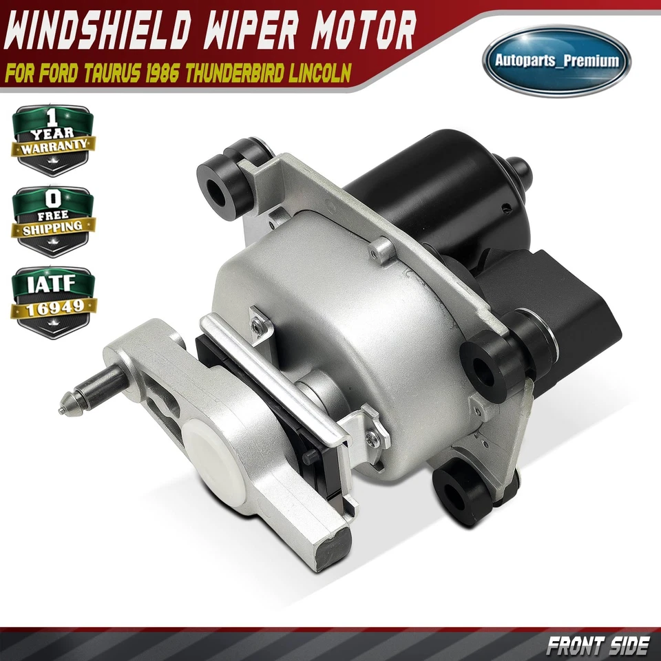 Motor limpiaparabrisas delantero para Ford Taurus 1986 Thunderbird Lincoln Mercury Foto 1 de 4