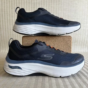 Skechers Max Cushioning Arch Fit Shoes Mens Size 10 Navy Blue Sneakers 220196 - Picture 1 of 19