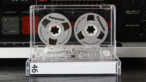Panasonic Silver-Black Reel to Reel Cassette Tape #2 - Picture 1 of 1
