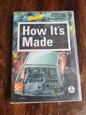 How It's Made - Seasons 1 & 2 (5 DVD Set, 2010) Science Channel OOP, TESTED  - Image 1 of 4