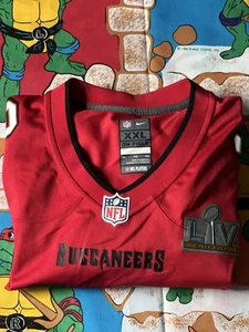 Tom Brady Tampa Bay Buccaneers Super Bowl LV Mens Red Nike Game Jersey 2XL NWT - Picture 1 of 8
