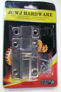 New JCWJ Hardware Stainless Steel Sliding Latch Bolt Security Lock, 3" Manual - Picture 1 of 4