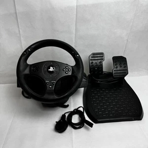Thrustmaster Gaming Steering Wheel Compatible with PC, PS4, PS3 Good condition - Picture 1 of 9