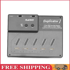 5Bay M.2 SATA NGFF Duplicator Cloner USB3.0 do M.2 SATA NGFF SSD Stacja dokująca - Zdjęcie 1 z 14