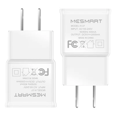 Cargador de Pared USB Adaptador de Alimentación Fuente Ladrillo de Carga US Universal Teléfono Celular Lote Foto 1 de 4