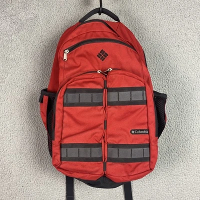 Columbia Backpack Daypack Laptop Bookbag Hiking Travel Camping Bag Red Foto 1 de 4