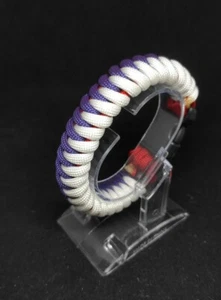 Bracciale Paracord Fiorentina Firenze Viola - fatto a mano - Foto 1 di 4