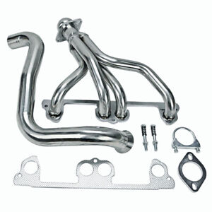 Stainless Steel Manifold Header For Jeep Wrangler TJ 1997-1999 2.5L L4