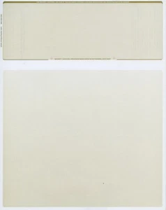 25 Blank Check Stock Paper - Check on Top - Gold Pinstripe  - Picture 1 of 6