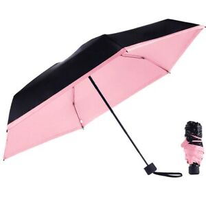 Mini Pocket Umbrella Light Small Compact Travel Rain Sun Cover Anti-UV Men Women