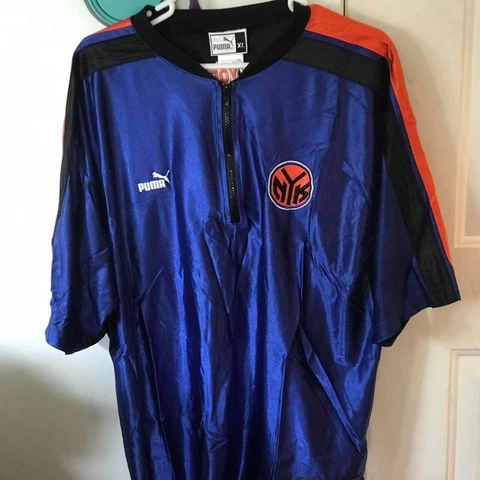 Puma New York knicks Warm up shirt Size xl extra large #puma #newyork #newyorkkn Cover