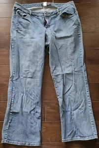 Venezia Lane Bryant "Petite 3" Straight Leg Denim Blue Mom Stretch Jeans 35x29 - Bild 1 von 9