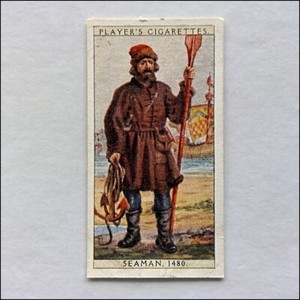 John Player History Naval Dress 3 Seaman c1480 Cigarette Card (CC16)