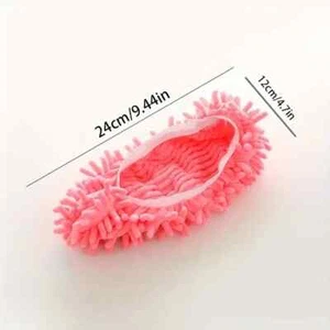 1 pairs Mop Slippers for Floor Cleaning Washable Reusable Shoes Cover - Picture 1 of 2