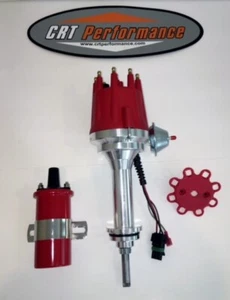 MOPAR 1959-1972 383 400 small cap HEI Distributor RED + 45K Can Coil - RED - Bild 1 von 4