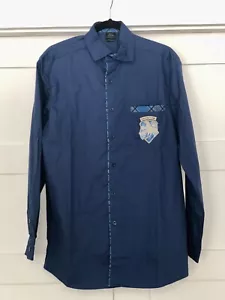 Universal Studios Harry Potter Shirt Ravenclaw Knopfleiste Kleid Shirt XXL Neu - Bild 1 von 10