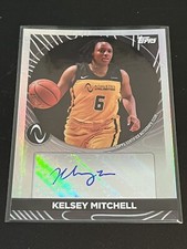 2023 Topps Athletes Unlimited AU Auto Rainbow Foil #AUA-KM Kelsey Mitchell /50