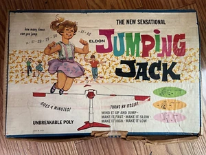 VINTAGE ELDON THE NEW SENSATIONAL JUMPING JACK WORKS - Picture 1 of 2
