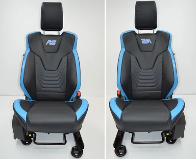 Copri Sedili Ford Focus RS MK3 Standard RECARO Personalizzati Nero/Nitroso - Immagine 1 di 4