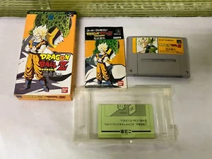Dragon Ball Z Super Butouden 1 DBZ Nintendo Super Famicom SFC Boxed Tested Japan - Picture 1 of 2