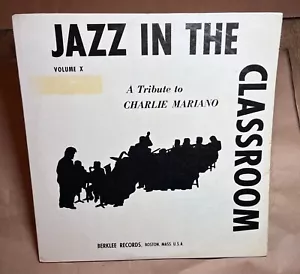JAZZ IN THE CLASSROOM - Tribute to Mariano~ BERKLEE X {orig} w/Abercrombie -RARE - Imagen 1 de 4