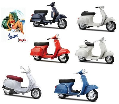 Modellini Vespa scala 1:18 die cast modellino diecast 1/18 PX Maisto 1 18 model - Immagine 1 di 4