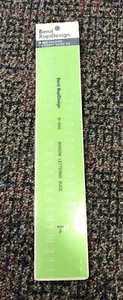 Berol RapiDesign R-986 Shadow Lettering Guide 3/8 Inch - Picture 1 of 6