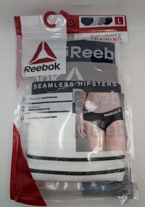 Reebok Women's L Performance Training Underwear - Seamless Hipsters 4 Pair - NEW - Picture 1 of 8