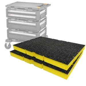 Shadow Foam DeWalt ToughSystem 2.0 DXL Schubladenschaumeinlagen | Schaumstoff schneiden und abziehen - Bild 1 von 19