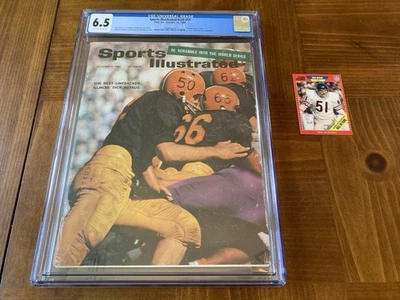 Quiosco Dick Butkus Sports Illustrated CGC 6,5 OW/Blanco (1ª Cubierta SI)- Osos Foto 1 de 4