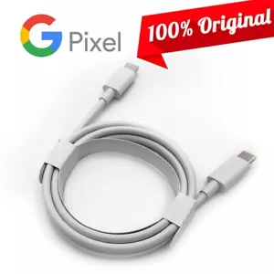 Original USB-C to USB-C Charge Data Cable for Pixel 9/8/7/6/Pro/5/4/3/XL - Picture 1 of 5