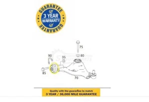 PARA MERCEDES VITO VIANO W639 BRAZO HORQUILLA DELANTERO INFERIOR DERECHO CASQUILLO 3 AÑOS DE GARANTÍA - Imagen 1 de 2