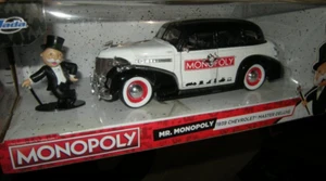 1:24 Jada Toys Mr. Monopoly Chevrolet Master Deluxe 1939 embalaje original - Imagen 1 de 1